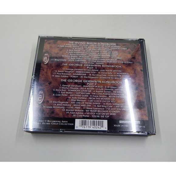 Irving Berlin, George Gershwin, Cole Porter Songbooks-Dejavu Retro Gold 2 CD set - Picture 2 of 11